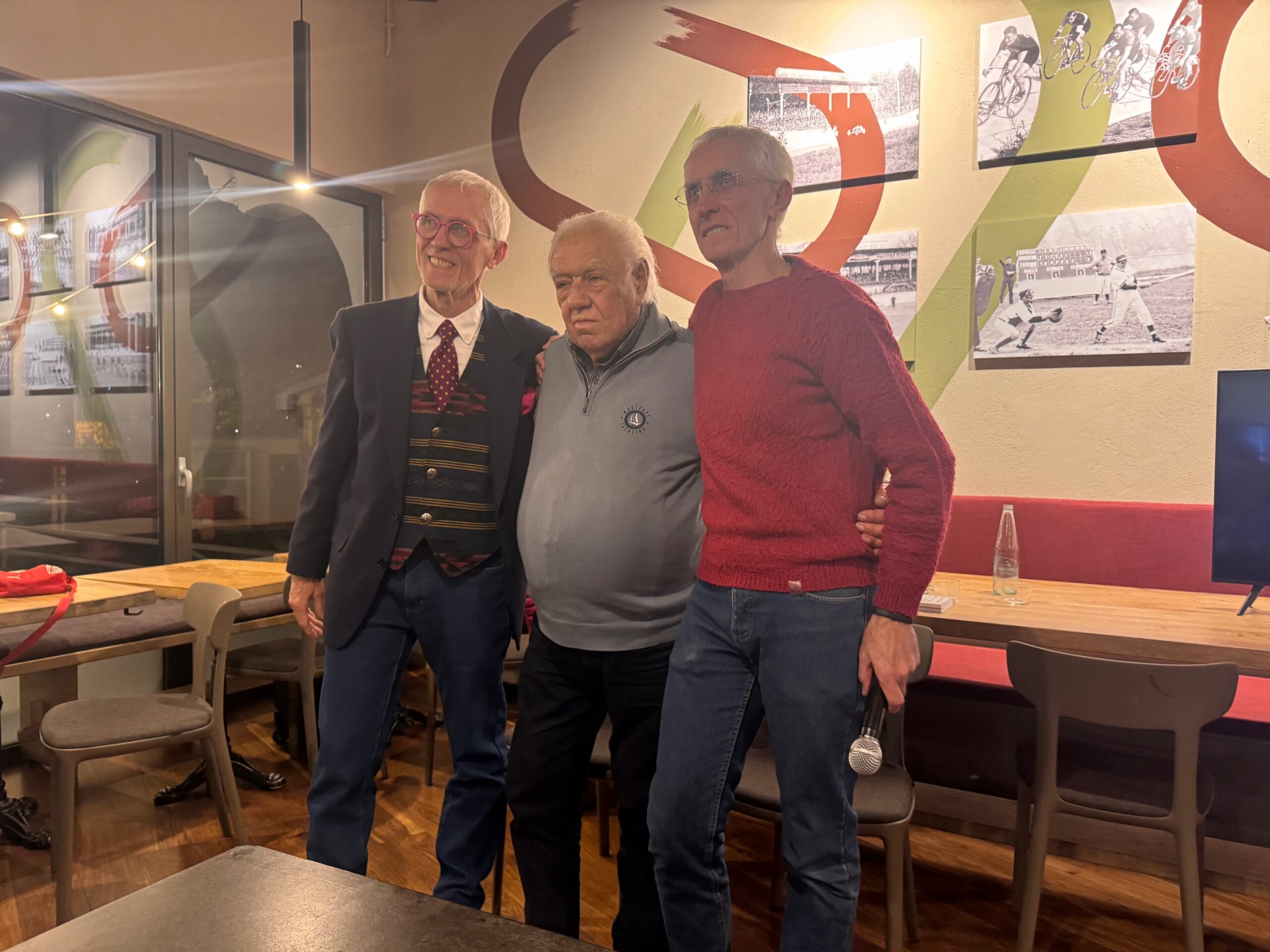 Presentazione del libro Il buio oltre la gloria di Giorgio e Paolo Viberti al Motovelodromo di Corso Casale a Torino